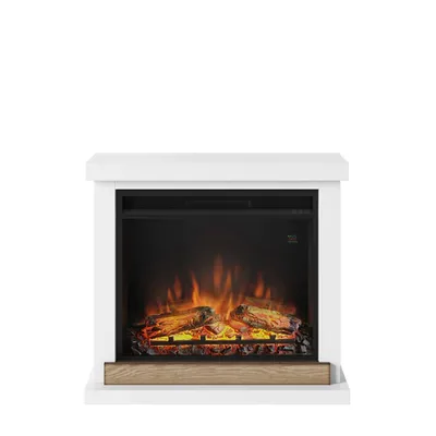 Image de Cheminée électrique décorative "Hagen" Blanche - Powerflame