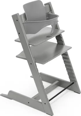 Produktbild von Stokke® Tripp Trapp Hochstuhl Storm Grey inkl. Babyset & Tisch