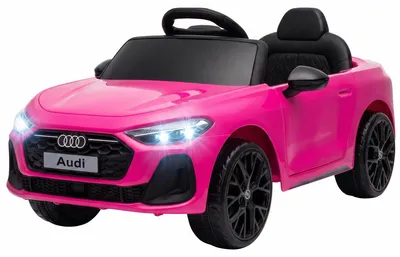 Produktbild von AIYAPLAY Audi A5L 12V Kinderauto mit Fernbedienung, 2 Motoren, LED, rosa