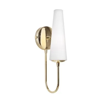 Immagine prodotto di Applique MAGNUM bianco e oro 1xE14x40W in vetro, dimensioni: 33x10x13 cm, IP20, Zuma Line