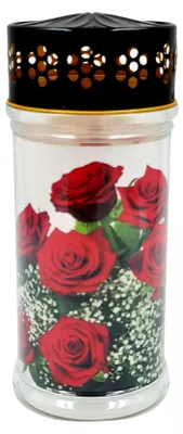 Produktbild von LED Grablicht Carinthia M 75 Tage "Rote Rosen"