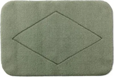 Produktbild von Rhomtuft Badteppich Raute abgerundet Farbe jade Größe 80x160 cm