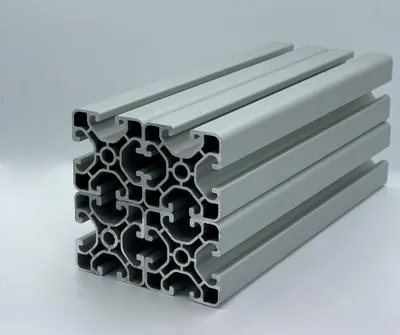 Produktbild von Aluprofil 40x40 Superleicht Nut 8 -4x 2000mm AlClipTec (Item kompatibel), KI-generiertes Bild