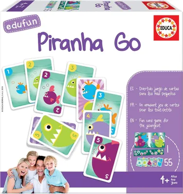 Immagine prodotto di Educa Borrás 18128 Piranhas BOAD Giochi, multicolore