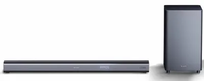 Image de SHARP Barre de son Dolby Atmos 3.1 avec son surround virtuel 3D et subwoofer sans fil, Bluetooth, expérience 4K, HT-SBW460
