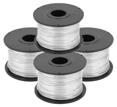 Productafbeelding van Solidchoice - 4 Koolstofarme Staaldraadspoelen 110m x 0,8mm voor Bevestigingsmachines