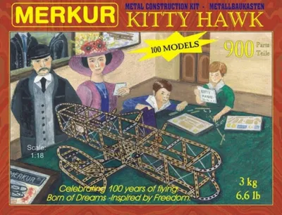 Immagine prodotto di Merkur Kitty Hawk 900 parti, 100 modelli