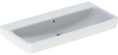 Immagine prodotto di Geberit Renova Plan, lavabo, 100x48 cm, sans trou pour robinetterie, avec trop-plein, 501708, 501.708.00.8, 501.708.00.8