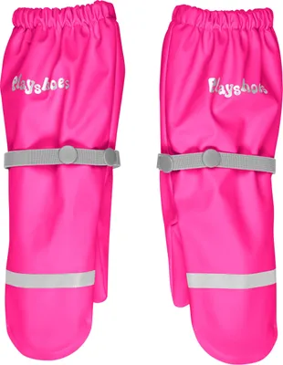 Productafbeelding van Playshoes modderschoenen met fleecevoering, uni, neonroze, maat 3 (ongeveer 4-6 jaar)