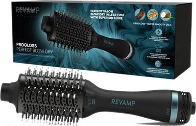 Obrázok produktu pre REVAMP Progloss Perfect Blow Dry Volume & Shine DR Styling kefa - 2000 čierna