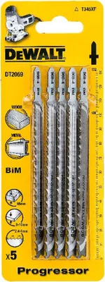 Produktbild von DEWALT Stichsaegeblatt BIM Holz/Met <65mm 5Stk