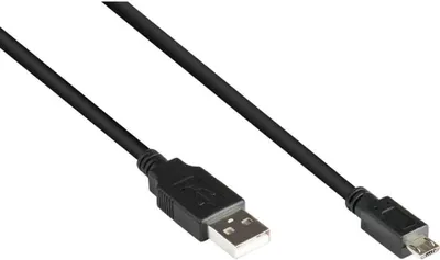 Obrázek produktu pro Kabel USB 2.0, konektor A na Micro B, černý, 1,8 m
