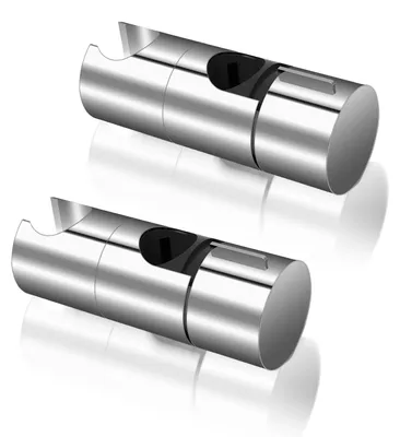 Immagine prodotto di Solidchoice - Set di 2 supporti regolabili per soffione doccia, senza necessità di foratura