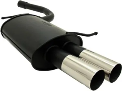 Immagine prodotto di Scarico sportivo Novus per Audi A4 B6 / 8E 2x76mm Silenziatore posteriore RL-Design con ABE