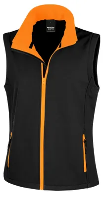 Produktbild von Result - Weste für Damen FK1245 (S) (Schwarz/Orange)