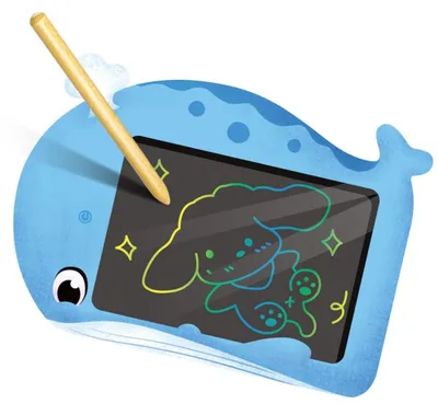 Productafbeelding van 2Kids Toys LCD-tekenbord voor kinderen, walvismodel