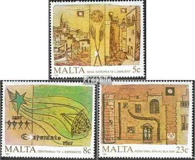 Produktbild von Briefmarken Malta 1987 Mi 772-774 (kompl.Ausg.) postfrisch Umweltjahr