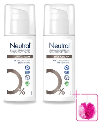 Produktbild von 2 x Neutral Tagescreme – parfumfrei – für sensible Haut – 50 ml - Sparpackung - 2 Stücke