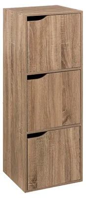 Produktbild von 3-türiger Regal mit Türen MIX N'MODUL, 34 x 32 x 100 cm