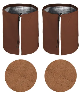 Image de Protection thermique pour plantes en pot avec fermeture éclair