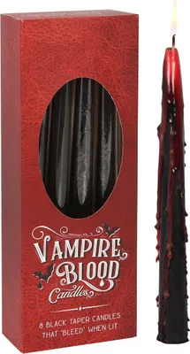 Immagine prodotto di Something Different - Candele "Sangue di vampiro", confezione da 8 pezzi SD4765 (taglia unica) (rosso/nero)
