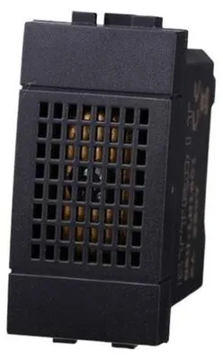 Immagine prodotto di Suoneria bronzo 6A 230V compatibile Bticino Livinglight colore nero