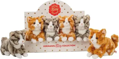 Image de Teddy Hermann 91818 6 chats 18 cm-Prix pour 1 Srück