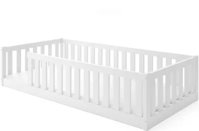 Produktbild von Interbeds Bodenbett Kinderbett Montessori 190x90cm Einzelbett Bett für Jungen und Mädchen