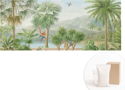 Obrázek produktu pro Samolepicí fototapeta – nástěnné obrazy do obývacího pokoje – 208 x 146 cm – dekorativní fólie na stěny – moderní design pro výzdobu stěn – tapety do interiérů – exotická krajina