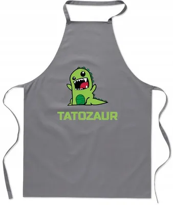 Produktbild von HaftNadruk Schürze Tatozaur Vatertag Geschenk
