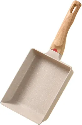 Produktbild von Rechteckige Tamagoyaki-Pfanne antihaft schwarz Aluminium