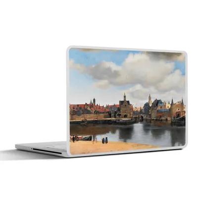 Produktbild von MuchoWow® Laptop Aufkleber Sticker Cover Vermeer - Stadt - Alte Meister - Kunst 36.5x27.5 cm - Laptop-Sticker