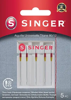 Obrázek produktu pro Jehly titanové univerzální Singer 5x80