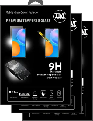 Zdjęcie produktu dla osłona ekranu ze szkła hartowanego 3X Folia ochronna ze szkła hartowanego 9H do Huawei P Smart 2021