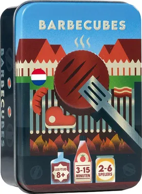 Obrázek produktu pro Asmodee Barbecubes, Stolní hra, Jemná motorika (obratnost), 8 rok/roky, 3 min
