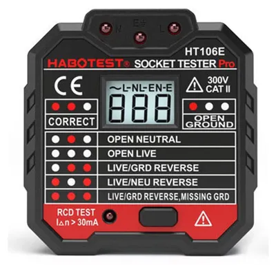 Obrázok produktu pre Tester zásuviek s indikátorom napätia