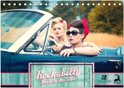 Produktbild von Rockabilly - Back to the 50s (Tischkalender 2026 DIN A5 quer), CALVENDO Monatskalender