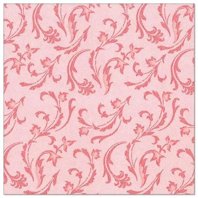 Produktbild von Servietten "ROYAL Collection" 1/4-Falz 40 cm x 40 cm rot "Damascato"