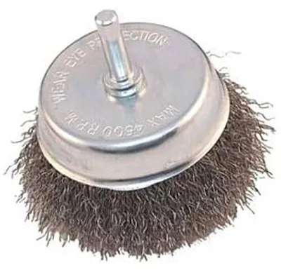 Image de Brosse Couvette Acier 80 mm - Pivot 6 mm - Résistante et Efficace - Usage Professionnel - Beast