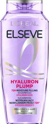 Zdjęcie produktu dla L'Oréal Elseve Hyaluron Plump Nawilżający Szampon Włosy Odwodnione 400ml