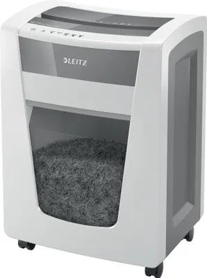 Immagine prodotto di Leitz 8004-00-00 Distruggidocumenti IQ Office Pro - taglio a micro particelle P5+, 7 fogli, bianco
