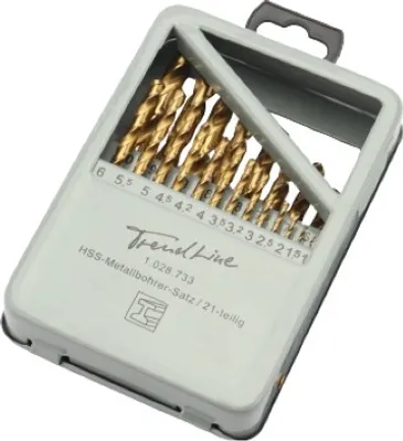 Produktbild von TrendLine Bohrer-Set für Metall 21-teilig Rundschaft