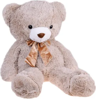 Image de Grand ours en peluche BENIO - 110 cm, marron clair Jokomisiada