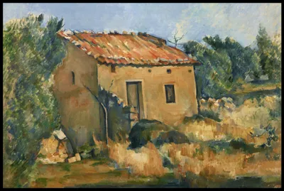 Obrázok produktu pre Plakát 91,5 x 61 cm Opustený dom, Paul Cezanne Vintage do Salonu