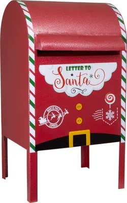 Produktbild von Weihnachtlicher Deko Briefkasten 52cm aus Metall