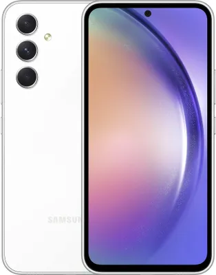 Produktbild von Samsung Galaxy A54 5G SM-A546B/DS, 16,3 cm (6.4"), 8 GB, 256 GB, 50 MP, Android 13, Weiß