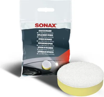 Image de SONAX Eponge de rechange pour P-Ball (1 pièce) Eponge avec velcro pour remplacer l'éponge du SONAX P-Ball | Art. n° 04172410