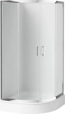 Obrázok produktu pre Deante | Sprchový kút Funkia - polkruhový - 185 x 80 x 80 cm - matné sklo - bezpečnostné sklo 5 mm