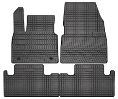 Image de Tapis de sol en caoutchouc pour Renault Megane E-Tech 2022- (crossover) – 4 pièces, noirs, sur mesure