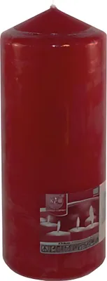 Produktbild von Stumpenkerze 80x200mm bordeaux